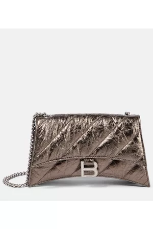 Balenciaga Kobieta Skórzany - Crush XS leather wallet on chain