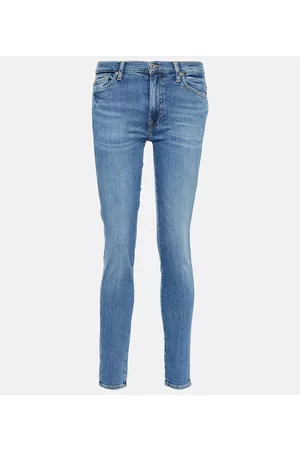 7 for all Mankind Kobieta Skinny - Slim Illusion Luxe high-rise skinny jeans