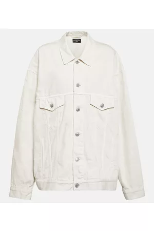 Balenciaga Kobieta Kurtki Bawełniane - Mirror cotton jacket