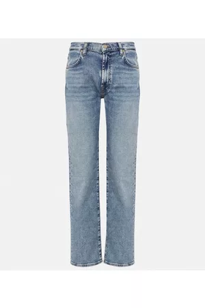 7 for all Mankind Kobieta Straight - High-rise straight jeans