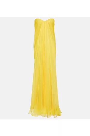 Alexander McQueen Kobieta Luksusowe - Draped silk chiffon gown