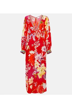 Camilla Kobieta Sukienki Maxi - Embellished silk maxi dress
