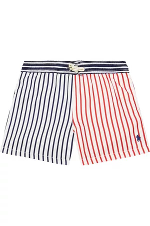 Ralph Lauren Chłopiec Kąpielówki - Traveler striped swim shorts