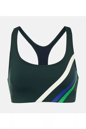 Tory Sport Kobieta Sportowe - Striped racerback sports bra