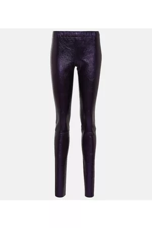 Stouls Kobieta Legginsy - Carolyn metallic leather leggings