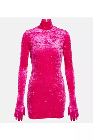 Vetements Kobieta Sukienki Aksamitne - Velvet minidress