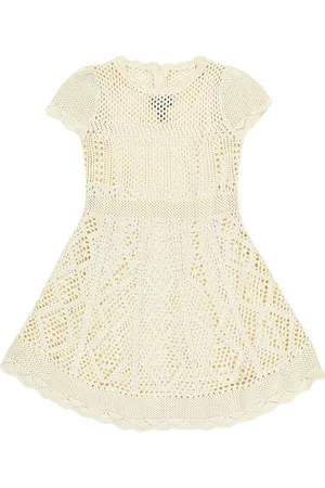 Ralph Lauren Kobieta Sukienki Bawełniane - Pointelle cotton dress