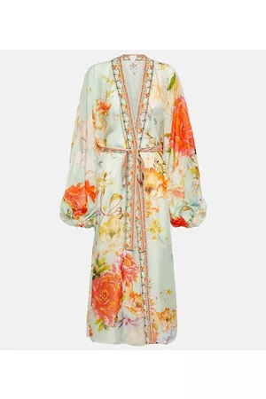 Camilla Kobieta Kimona - Embellished silk kimono