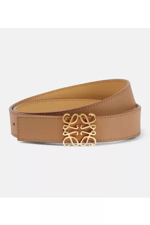 Loewe Kobieta Paski - Anagram leather belt
