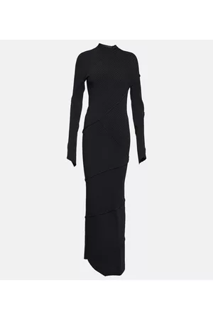 Balenciaga Kobieta Długie - Ribbed-knit maxi dress