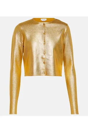 GABRIELA HEARST Kobieta Kardigany - Katia foiled wool cardigan