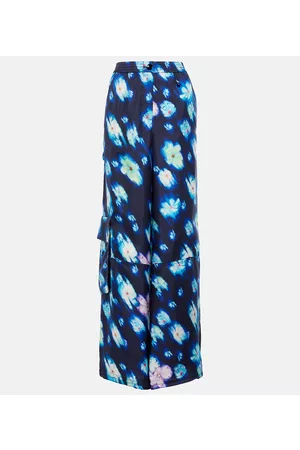 Dorothee Schumacher Kobieta Jedwabiu - Neon Florals silk cargo pants