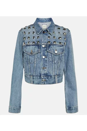 Khaite Kobieta Kurtki jeansowe - Rizzo embellished denim jacket