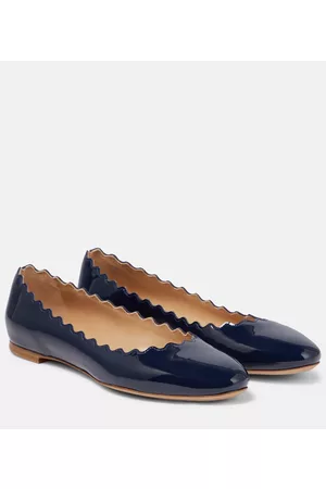 Chloé Kobieta Baleriny - Lauren patent leather ballet flats