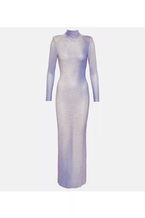 Self-Portrait Kobieta Sukienki Maxi - Crystal-embellished maxi dress