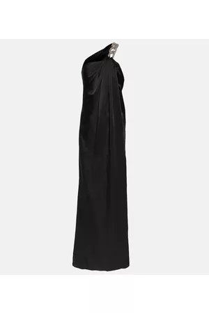 Stella McCartney Kobieta Sukienki koktajlowe i wieczorowe - Falabella embellished satin gown