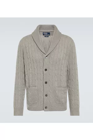 Ralph Lauren Swetry i Pulowery - Cable-knit cashmere cardigan
