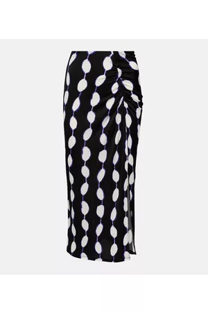 Diane von Furstenberg Kobieta Spódnice z nadrukiem - Garcel printed jersey midi skirt