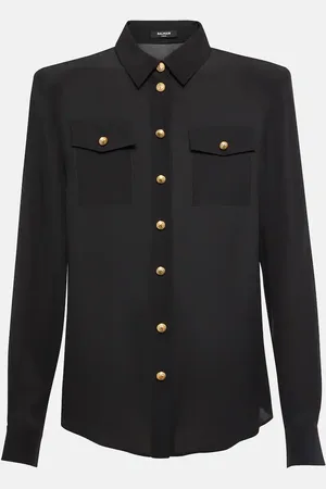 Balmain CrÃªpe de chine shirt
