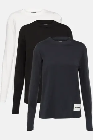 Jil Sander Set of 3 cotton jersey sweatshirts