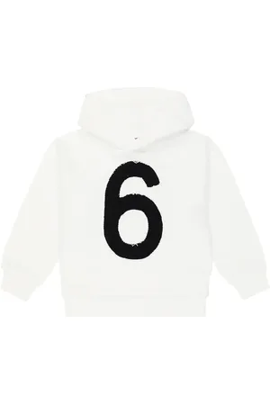 Maison Margiela Logo cotton jersey hoodie