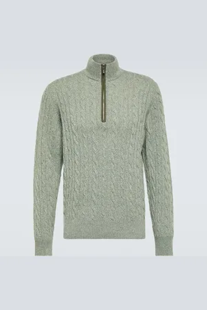 Loro Piana Treccia cable-knit cashmere sweater