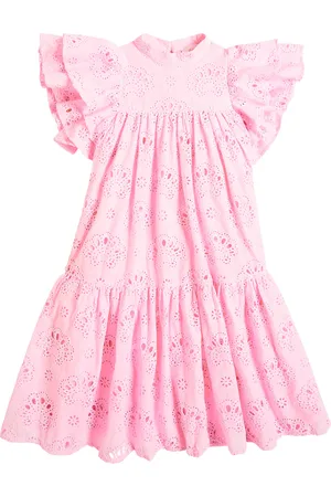 Petite Amalie Embroidered cotton dress