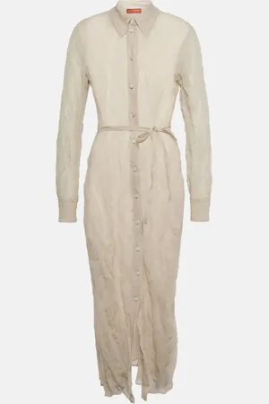 Altuzarra Agnes cotton and silk shirt dress