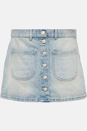 Courrèges CourrÃ¨ges Multiflex denim miniskirt