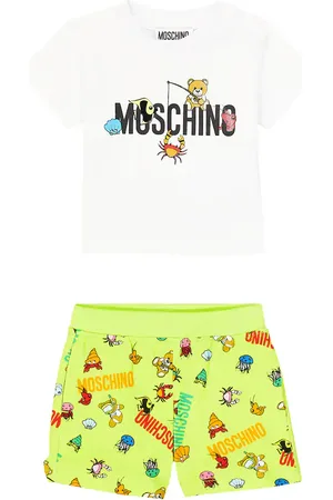 Moschino Baby cotton T-shirt and shorts set