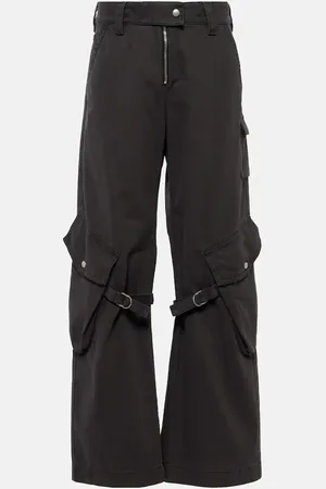 Acne Studios Mid-rise cotton canvas cargo pants