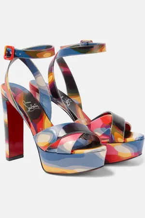 Christian Louboutin Supramariza 130 leather sandals