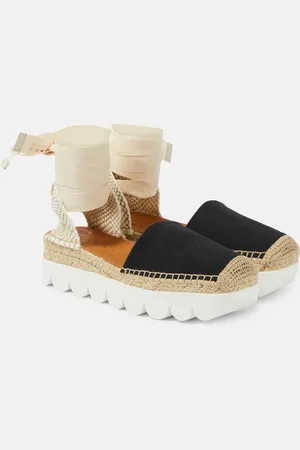 Marni Canvas wedge espadrilles