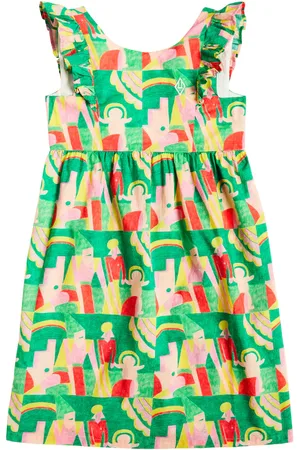 The Animals Observatory Otter printed cotton dress