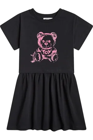 Moschino Teddy Bear cotton-blend jersey dress