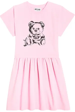 Moschino Teddy Bear cotton-blend jersey dress