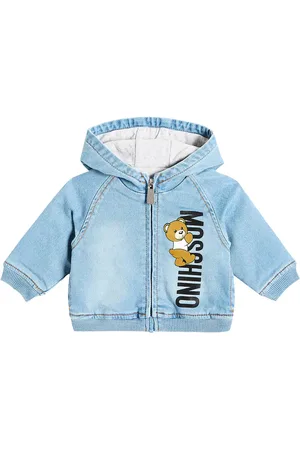 Moschino Baby Teddy Bear denim jacket