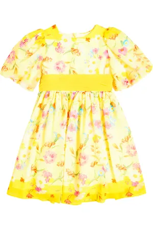 PATACHOU Balloon-sleeve floral dress