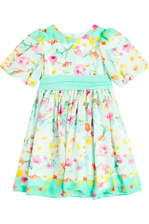 PATACHOU Balloon-sleeve floral dress
