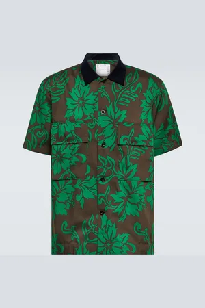 SACAI Floral bowling shirt