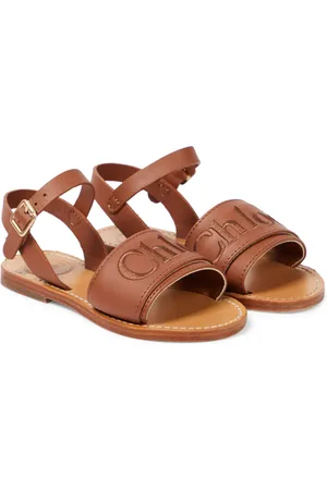 Chloé ChloÃ© Kids Logo leather sandals
