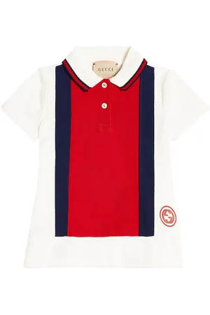 Gucci Baby Web cotton piquÃ© dress