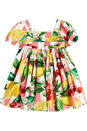 Dolce & Gabbana Baby printed cotton dress