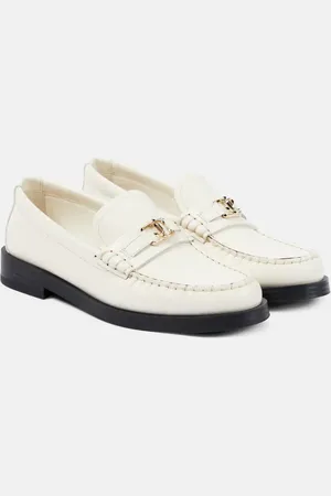 Jimmy Choo Addie logo leather loafers