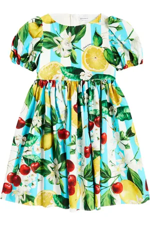 Dolce & Gabbana Printed cotton dress