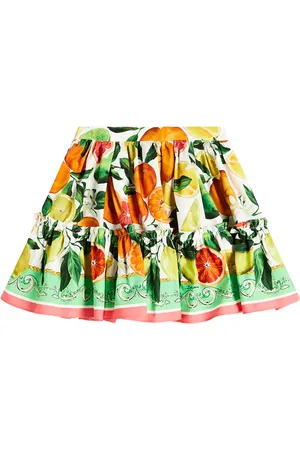 Dolce & Gabbana Printed cotton skirt