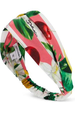Dolce & Gabbana Printed cotton headband