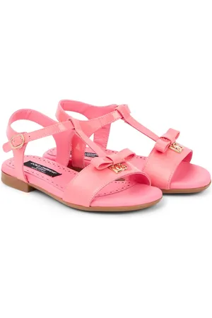 Dolce & Gabbana Bow-detail patent leather sandals