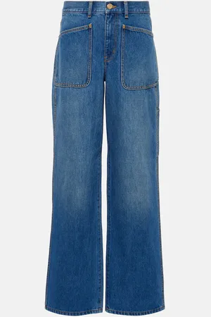 Tory Burch High-rise cargo jeans