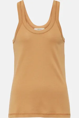LEMAIRE Ribbed-knit cotton jersey tank top